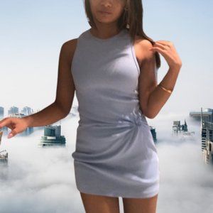 Sky Blue Mini Dress